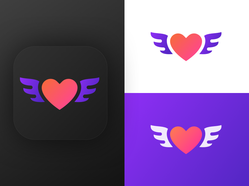 Dating App Icon and Logo by Norde on Dribbble