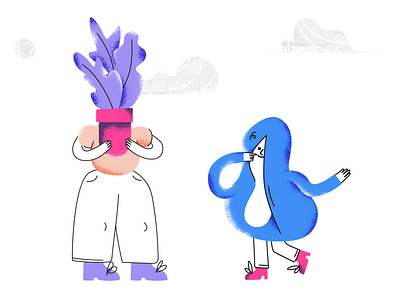 Characters character clean illustration minimal norde weirdo