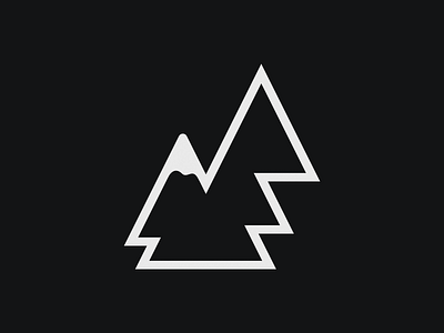 alp. squirrel alp design illustration logo mountain vector