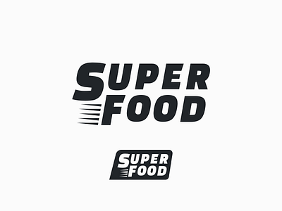 Superfood Logo Design (Google Font) bold fast font font design food google google font invitation logo monogram quick retro thick thick lines thickness typography welcome