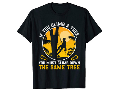 Climbing T-Shirt Design.