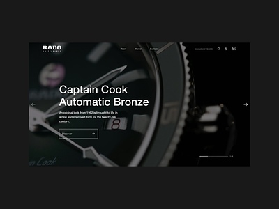RADO – Design concept 2020 concept design minimal responsive ui ux web