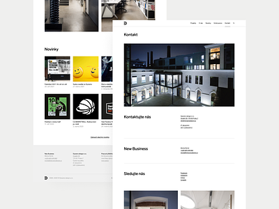Dynamo Design minimal typography ui ux web