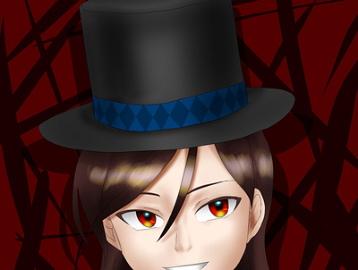 Magic Trick Man anime digital art illustration manga