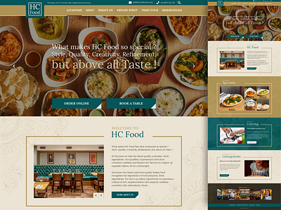 HC - UI/UX bold indian indianfood restaurant ui ux webdesign webdevelopment wordpress