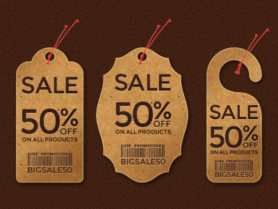 Keypixel Price Tags - Set of 3 - Free price tag sale tag tag