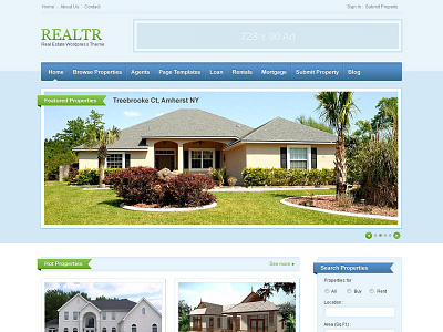 Realtr - Real Estate Listing WordPress Theme UI/UX clean directory directory theme minimal real estate real estate wordpress theme realtr wordpress theme