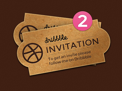 2 Dribbble Invites