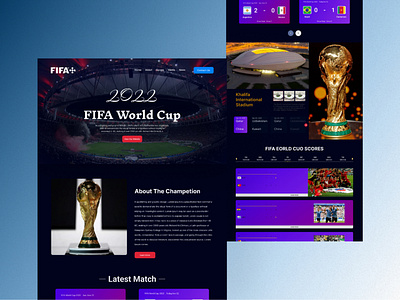 FIFA World Cup Qatar 2022 2022 footboll best design design fifa footboll footboll home page mobile app qatar showreel uiux uiux mahmodul ux case study website