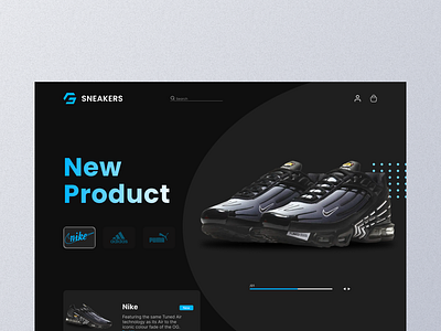 Sneakers Web Design