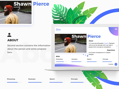 Portfolio Website Design by Darshan Singh on Dribbble