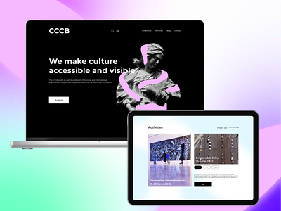 CCCB UX case study and redesign concept