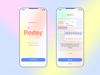 Interactive Podcast app