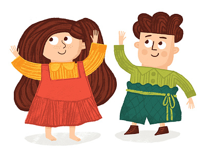 Hansel & Gretel 2/6 character design childrens illustration fairy tale illustration kidlitart picture book