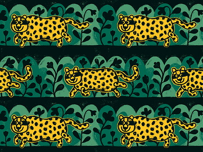 Leopard Pattern childrens illustration illustration kidlitart leopard pattern picture book repeat pattern