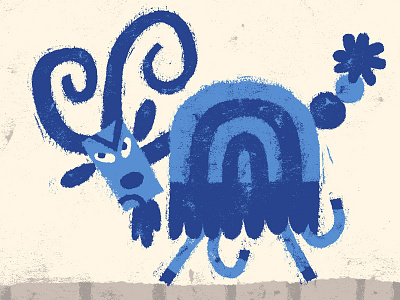 Three Billy Goats Gruff 1/3 character design goat illustration kidlit kidlitart