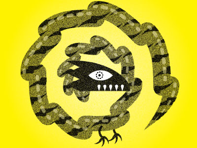 Sneaky Monster by Denoel Andre on Dribbble