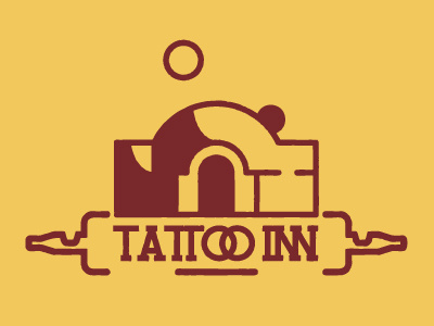 Tattoo Inn geek logo suns tatooine tattoo shop