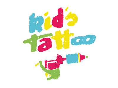 Kid's tattoo marker tattoo machine typography