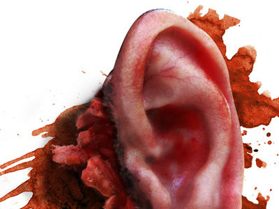 Did you h\ear me ? crust ear fast photoshop poster thrash