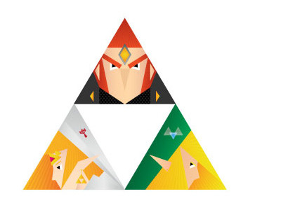 Triforce illustration video games zelda