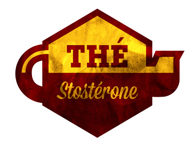 Théstostérone logo tea brand