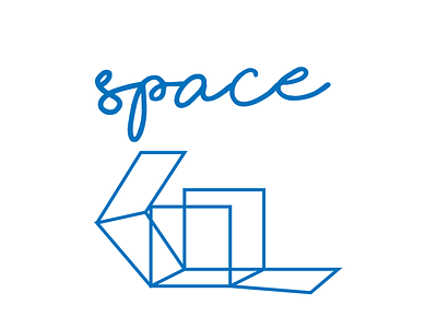 Complete Logo for Co-working company "Space" branding design flat illustration logo logo challenge simple thirty day logo challenge thirtylogo vector