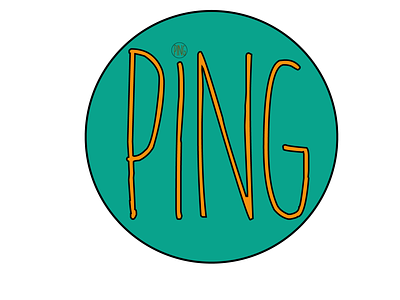 Ping chat platform - Logo Challenge #4 90s branding challenge design flat illustration logo logo challenge ping simple thirty day logo challenge thirtylogo