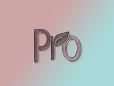 text logo design