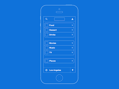 iPhone App Wireframe app iphone mobile ui user experience ux wireframes