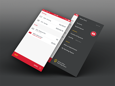 Wells Fargo App app bank concept ios swift wells fargo