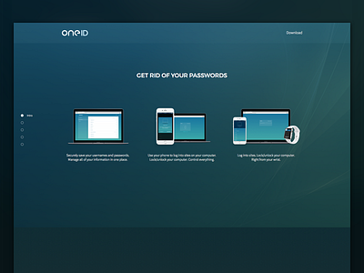 oneID Site Exploration apple concept exploration iphone oneid site ui ux watch