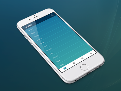 iterate, iterate, iterate app home interface ios iphone mobile new oneid screen ui ux