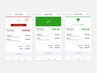 Mobile Invoice Tracker