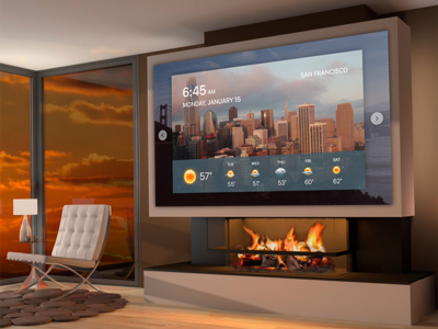 Living Room Dashboard Concept