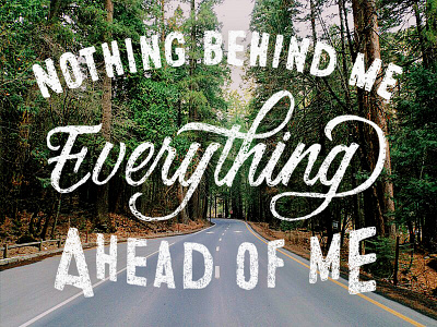 Nothing behind me by Chris Vara on Dribbble