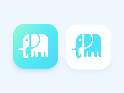 App Icon app app icon app store daily ui elephant gradient icon ui user interface