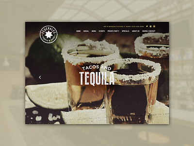 Federales Website chicago design mobile responsive tacos tequila ui ux web