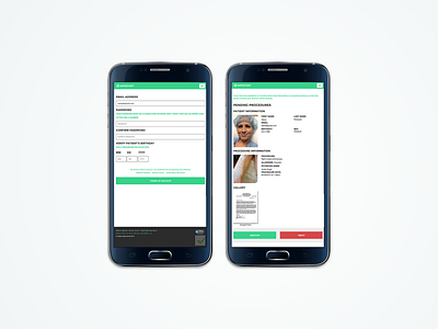 Safestart Medical App android app design development ios material design ui ux