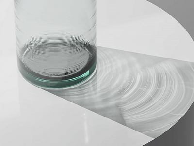 Study of Light 3d abstract casutics design generative glass luxcore redshift render