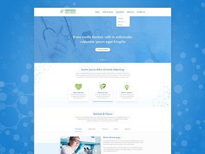 Healthcare Clinic Webdesign