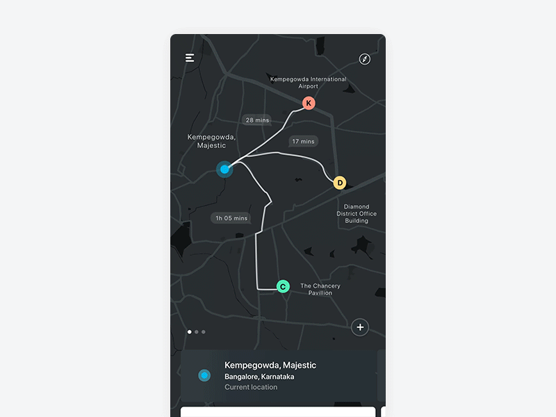 Maps - Multiple locations interaction