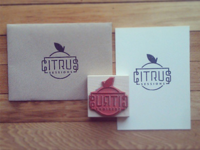 Citrus Sessions Stamp black car diy envelope hgtv logo paper poop rubber stamp texture wood