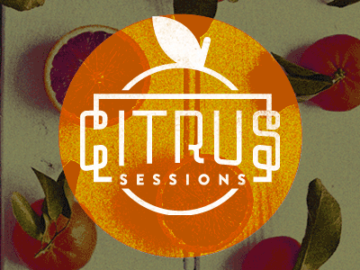 Citrus Sessions black california custom filter green guitar handtype icon logo music orange photography process project session sketch tunes type typography white wiener