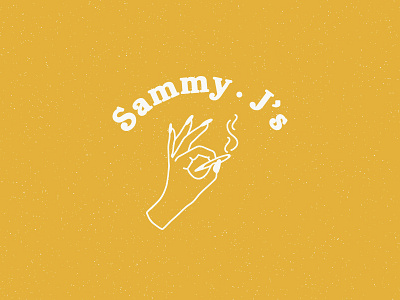 Sammy J's cannabis female gesture joint marijuana nails retro smoke weed