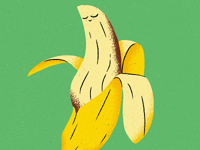 Body-Positive Banana banana body positivity body postive fruit pregnancy pregnant retro vintage
