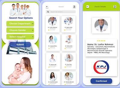 Doctor-Appointments-UI Design graphic design ui