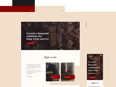 Gold leaf website redesign