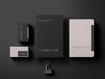 Branding. Intoeetive brain logo branding dark branding logodesign minimalistic logo nut logo