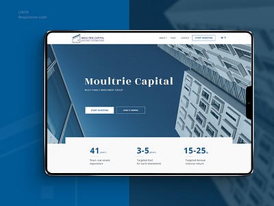 Moultrie Capital Webdesign